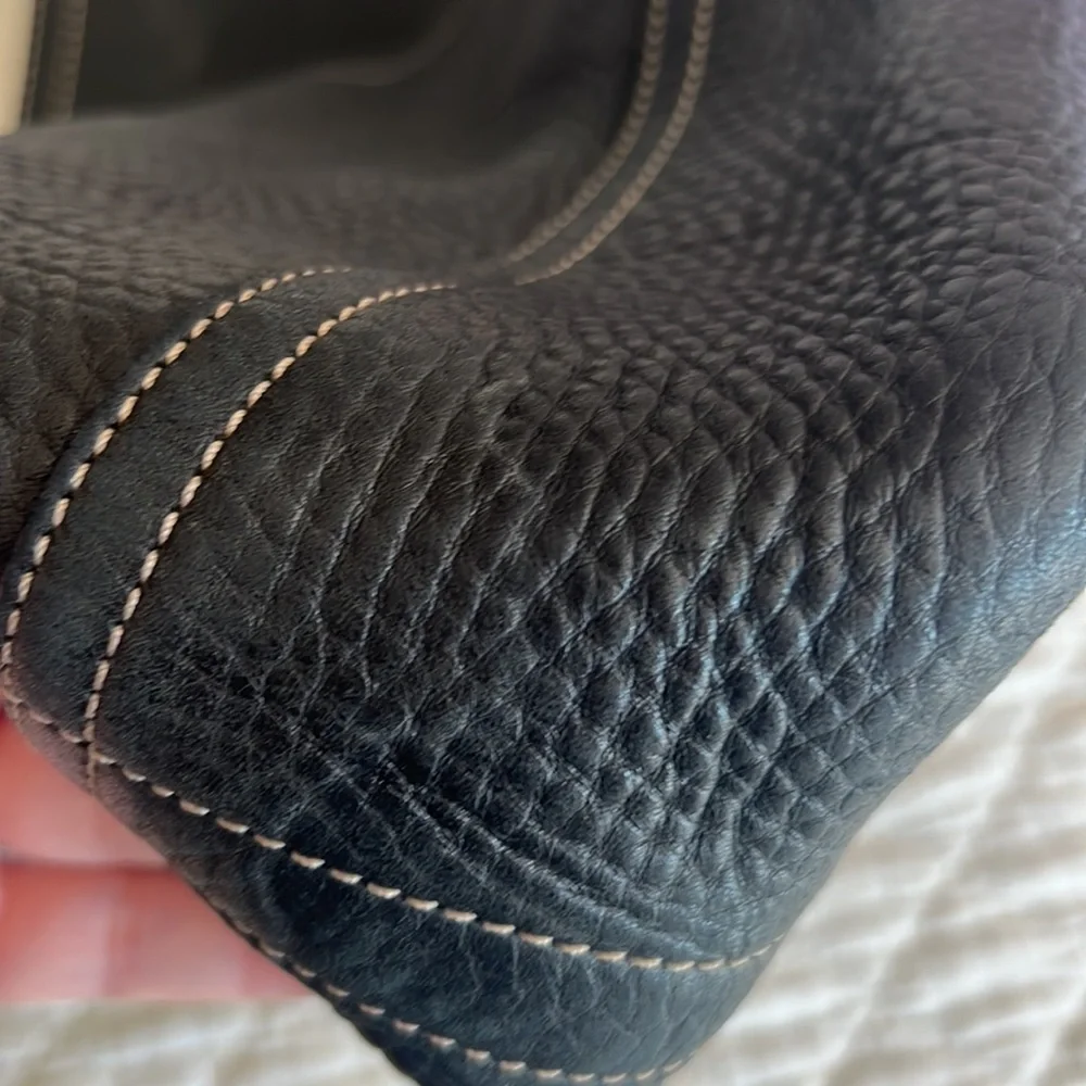 Coach Black Leather Shoulder Bag - Picture 11 of 13